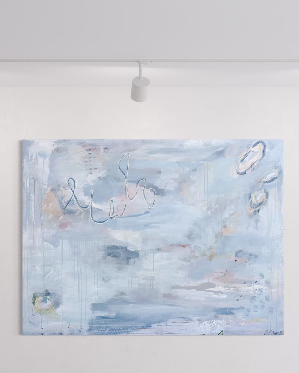 Charissa Owens Art pastel abstract art on canvas